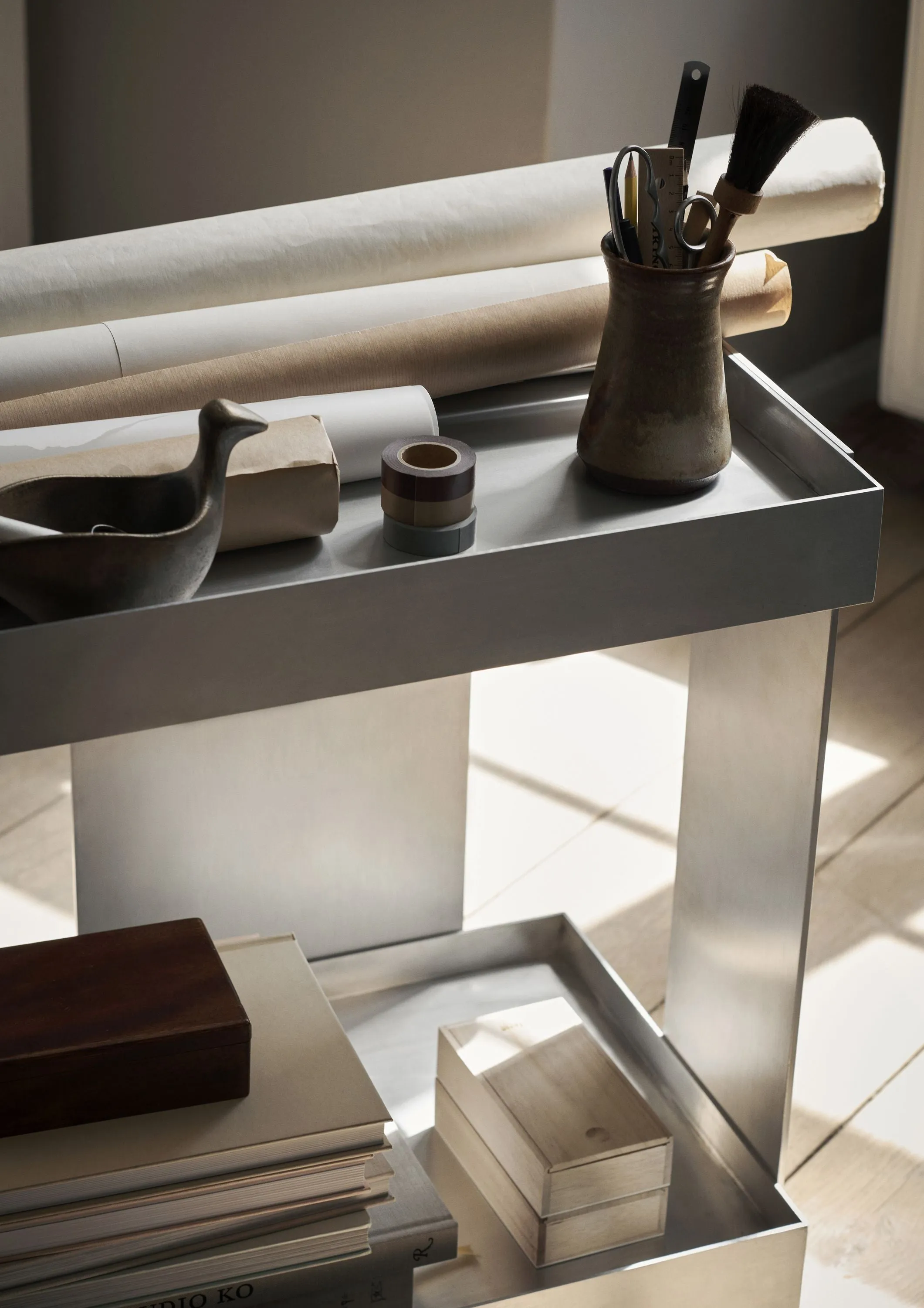 Ferm Living Lager Trolley, Aluminium