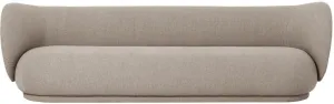 Ferm Living Rico Sofa Sand Boucl, 4 Seater