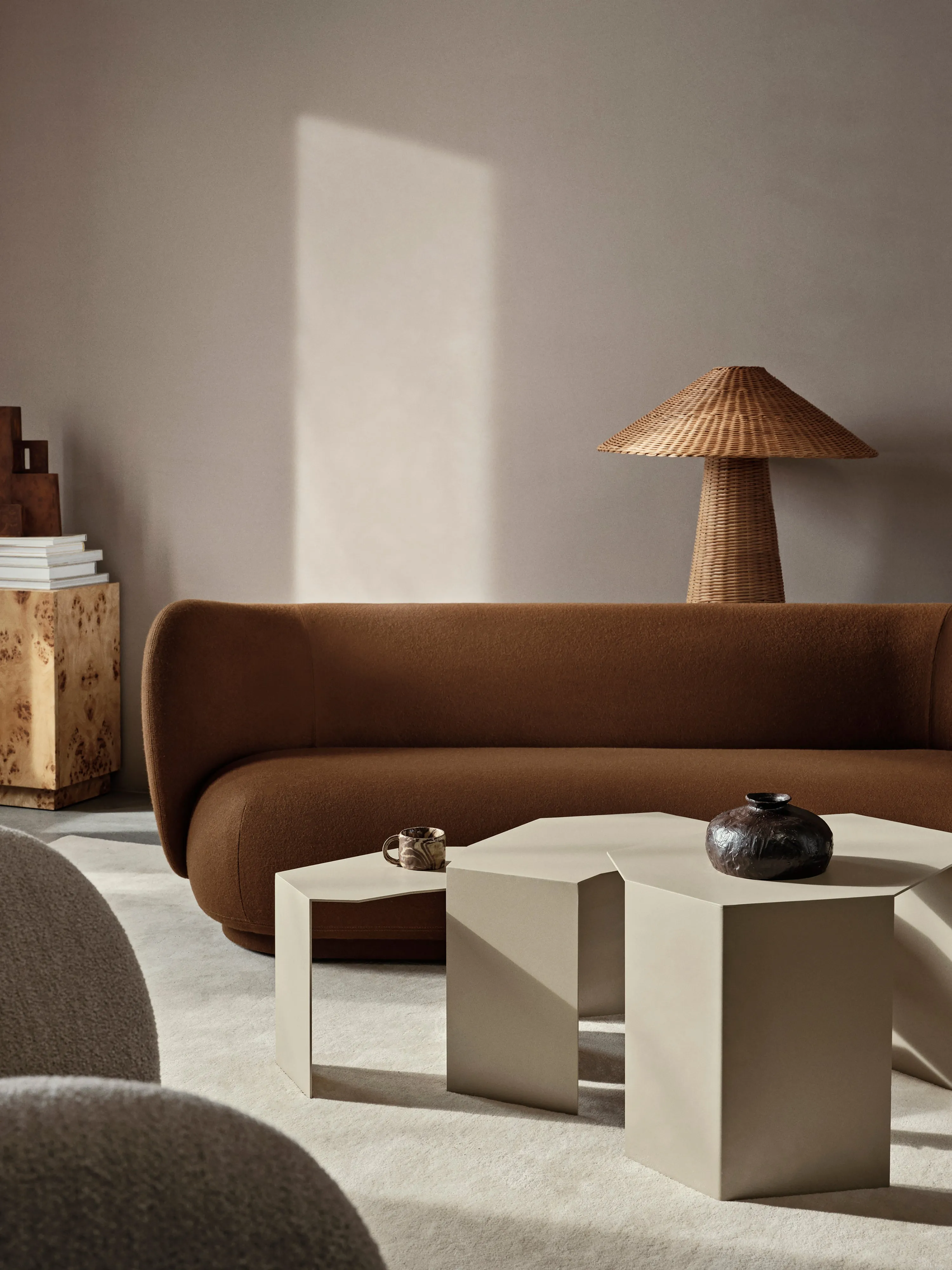 Ferm Living Shard Cluster Tables Set Of 3 Cashmere