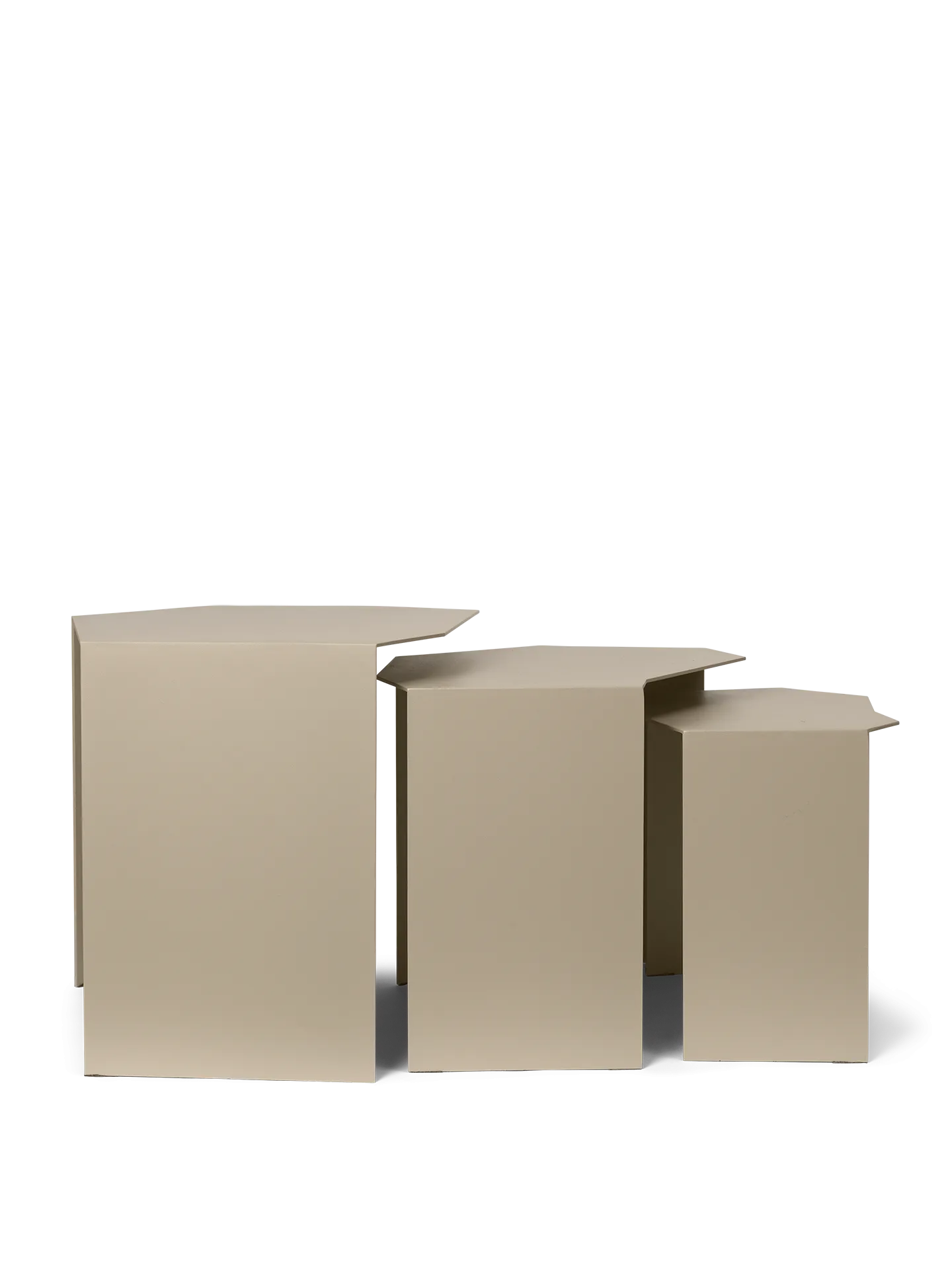 Ferm Living Shard Cluster Tables Set Of 3 Cashmere