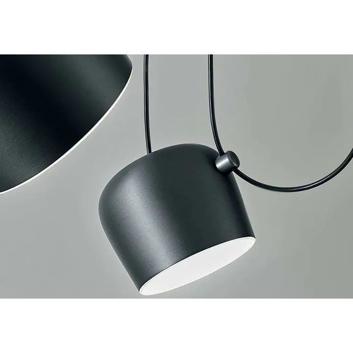 Flos Aim Small Led Pendant, Blue Steel