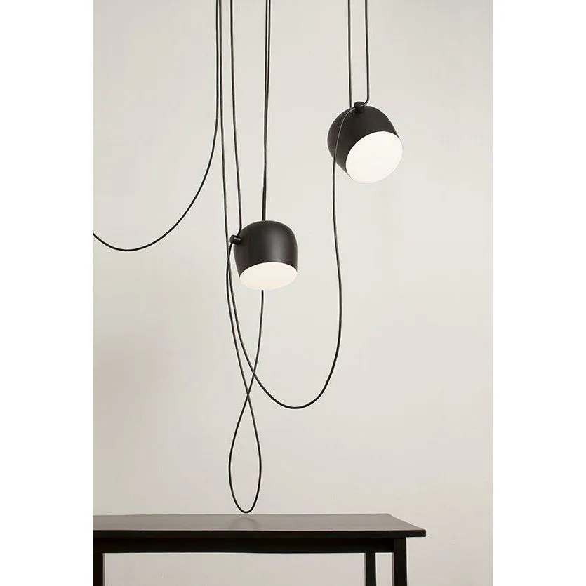 Flos Aim Small Led Pendant, Blue Steel