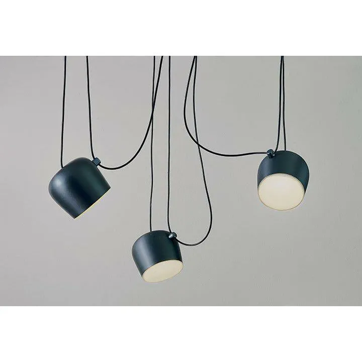 Flos Aim Small Led Pendant, Blue Steel