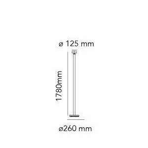 Flos Bellhop Floor Lamp, Red