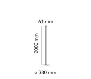Flos Coordinates Stehleuchte, Argent
