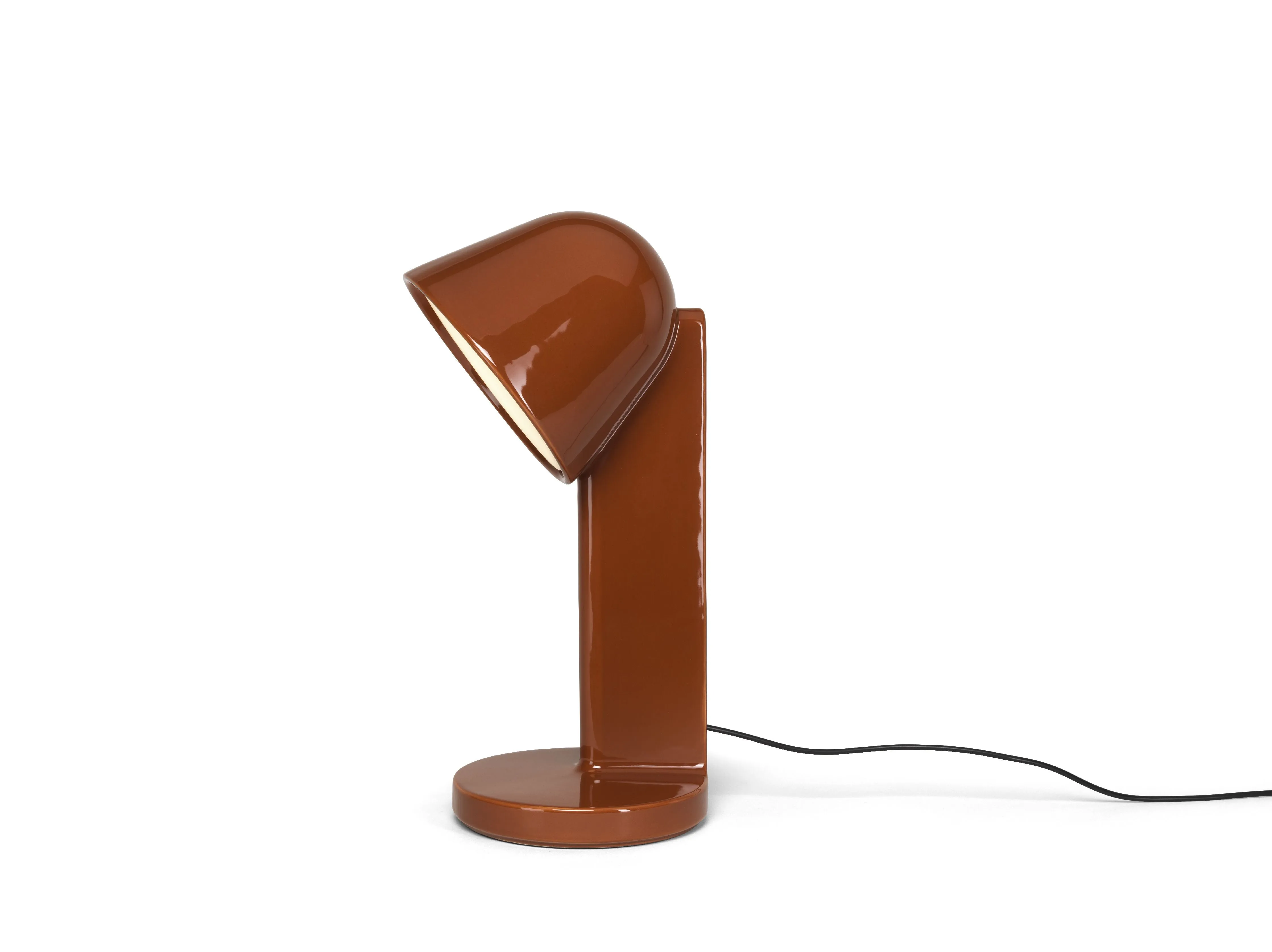 Flos Cramique Table Lamp Down, Rust Red