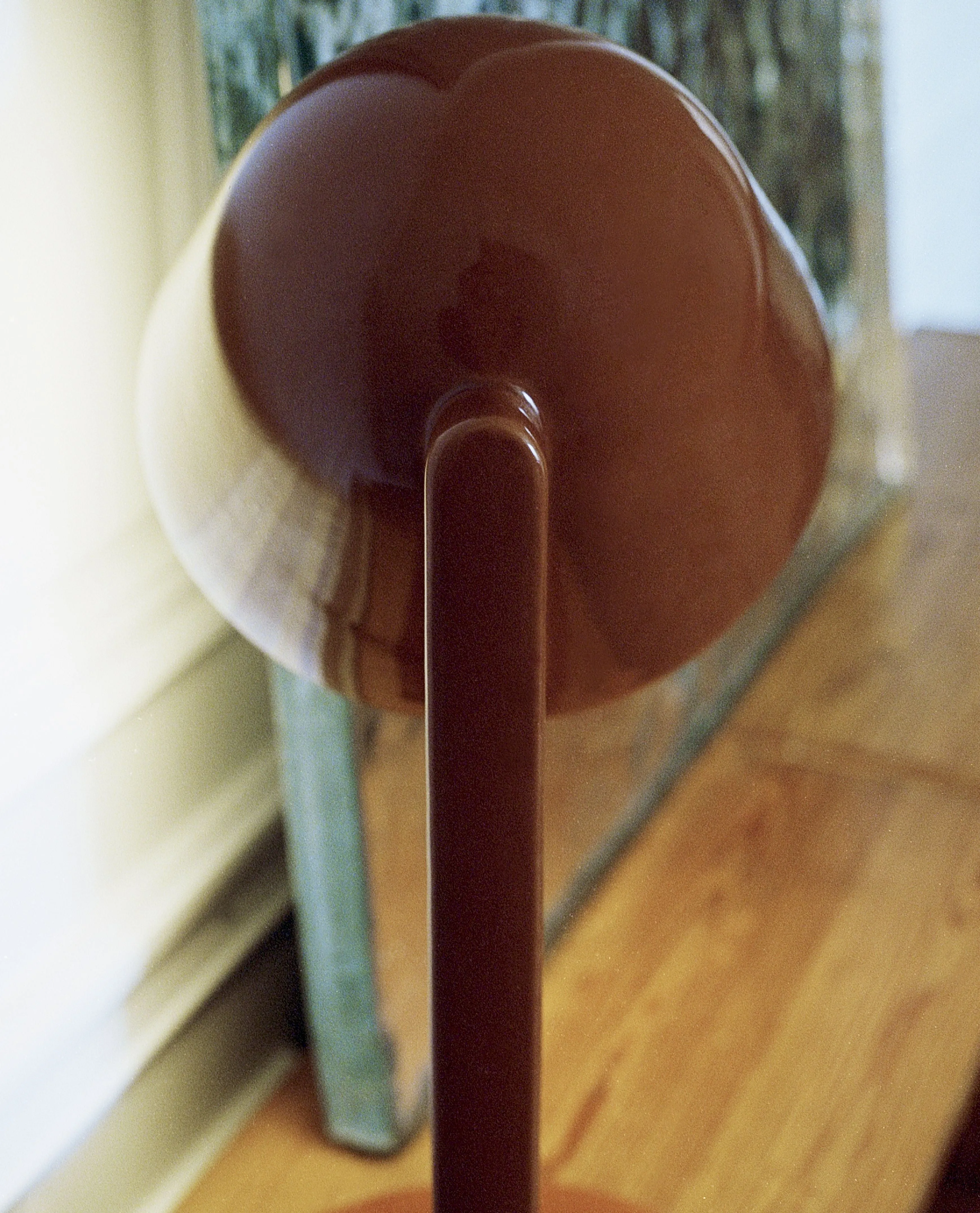 Flos Cramique Table Lamp Down, Rust Red