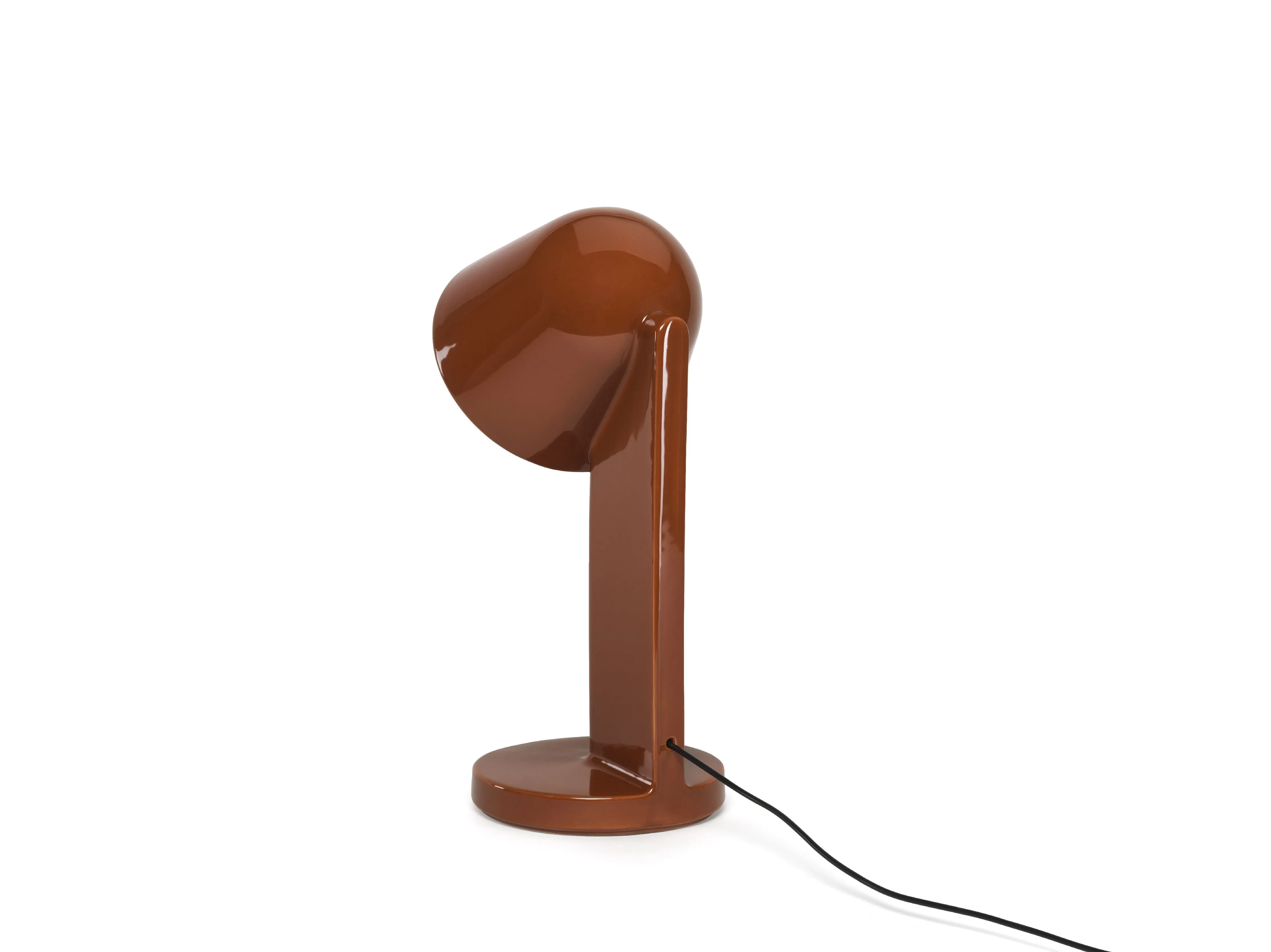 Flos Cramique Table Lamp Down, Rust Red