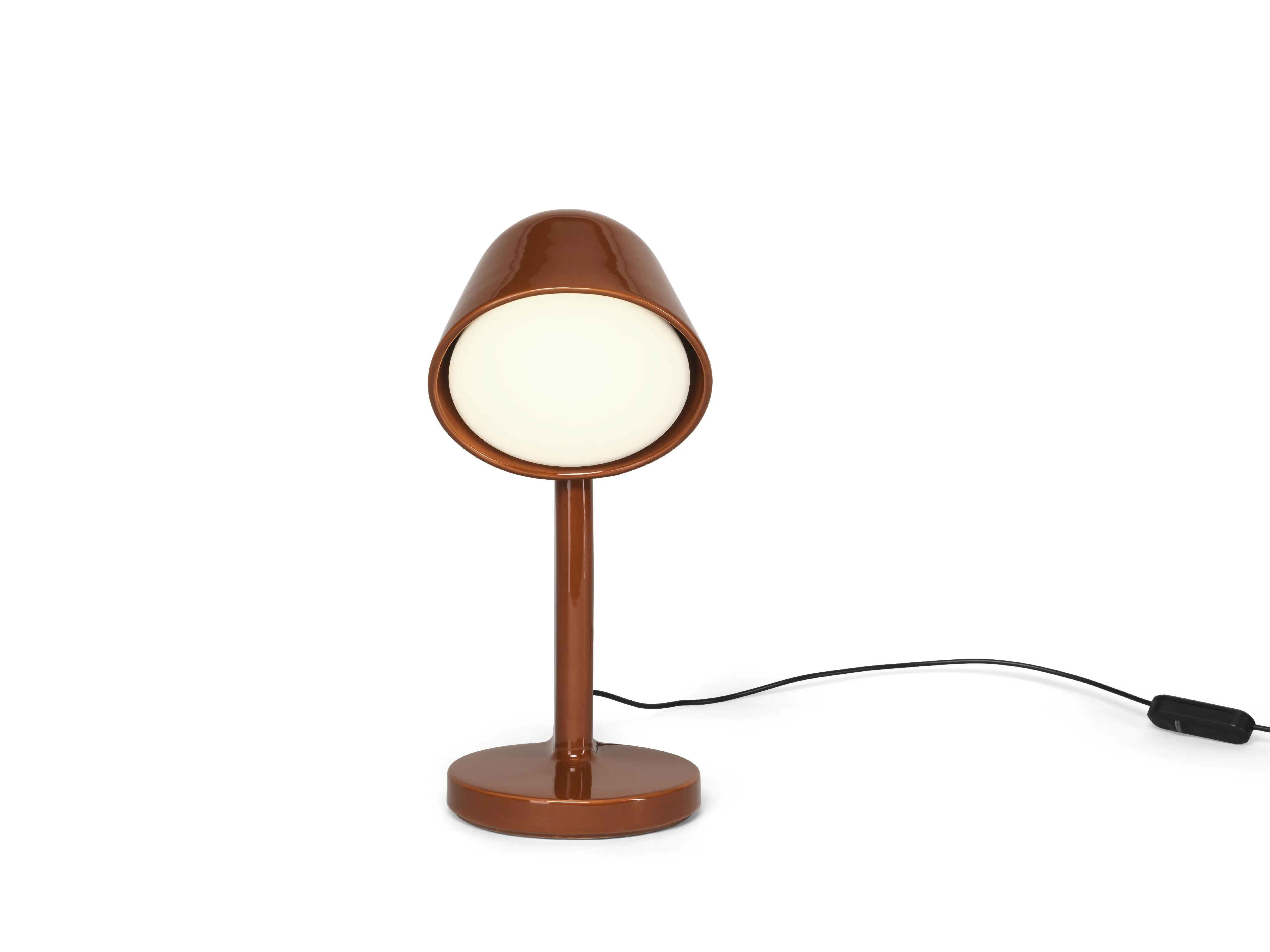 Flos Cramique Table Lamp Down, Rust Red