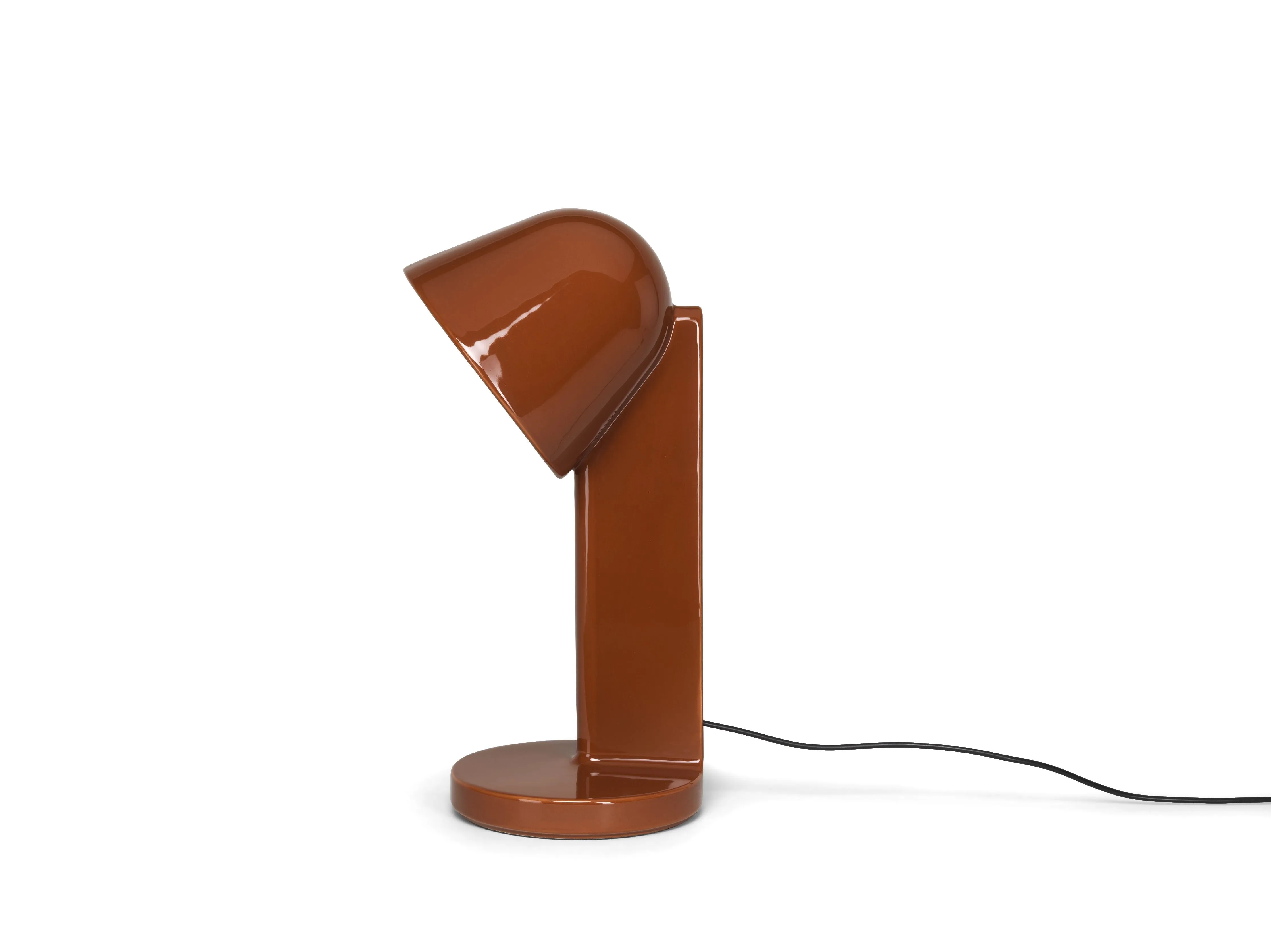 Flos Cramique Table Lamp Down, Rust Red