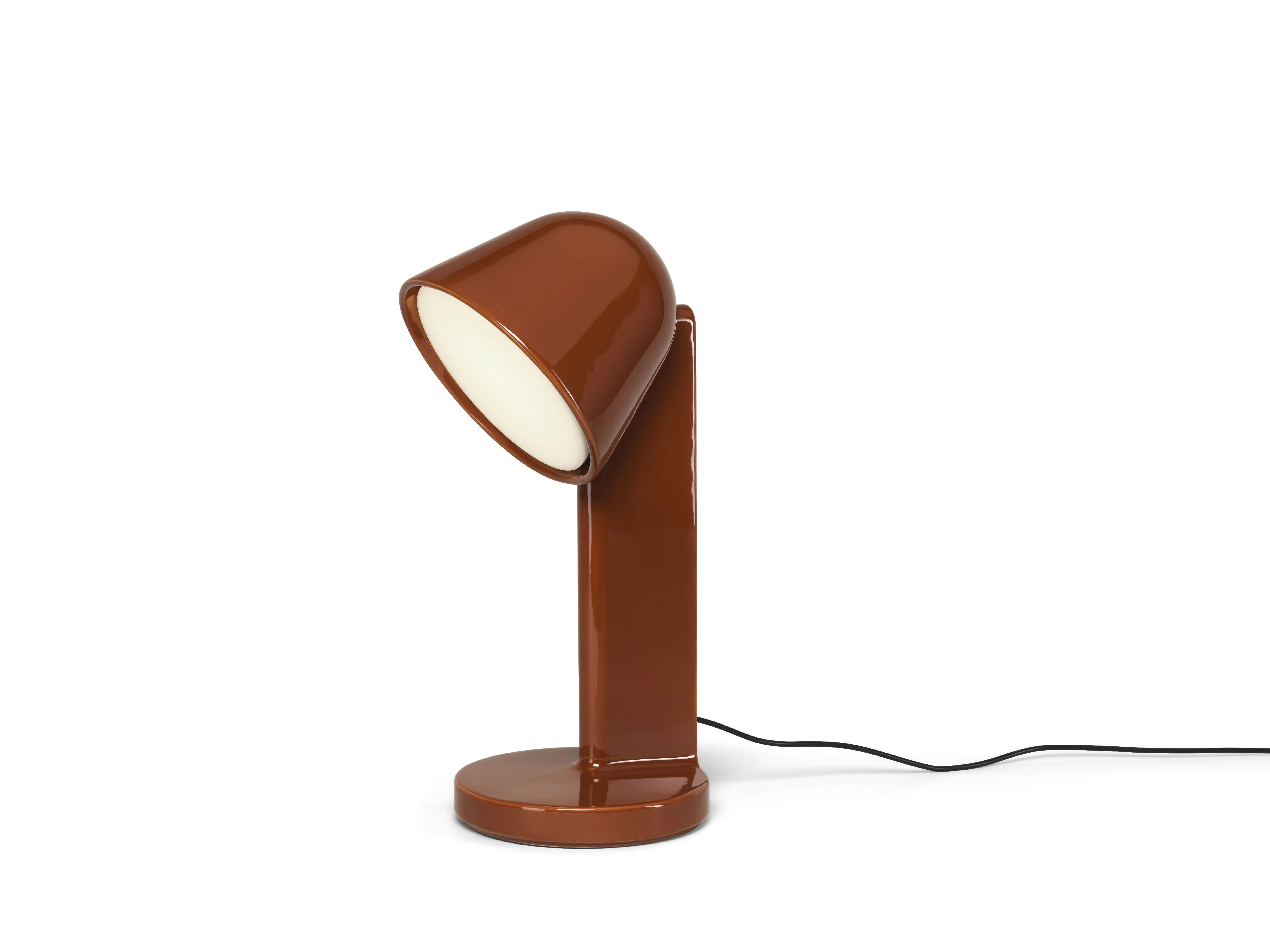 Flos Cramique Table Lamp Down, Rust Red