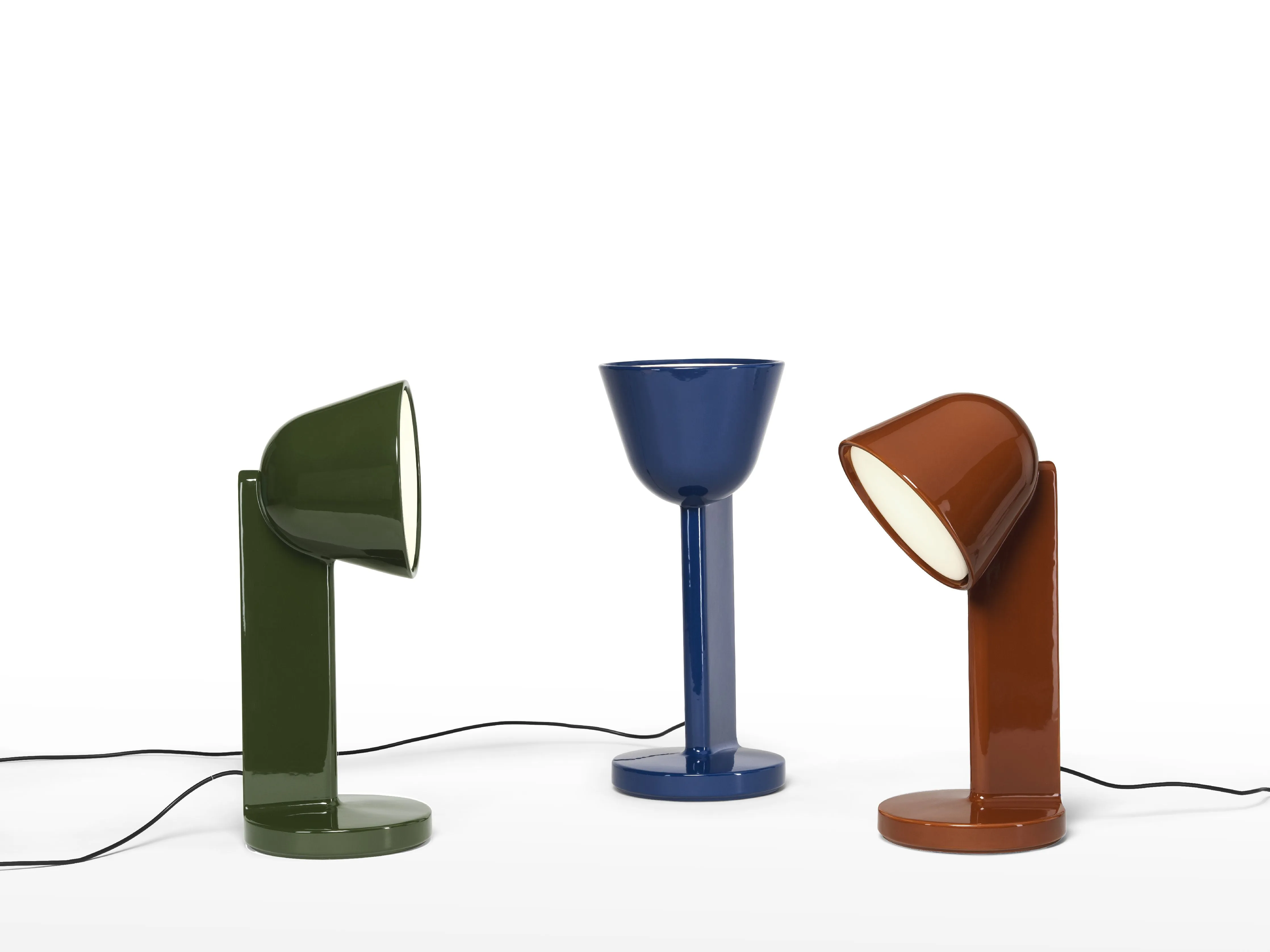 Flos Cramique Table Lamp Side, Moss Green
