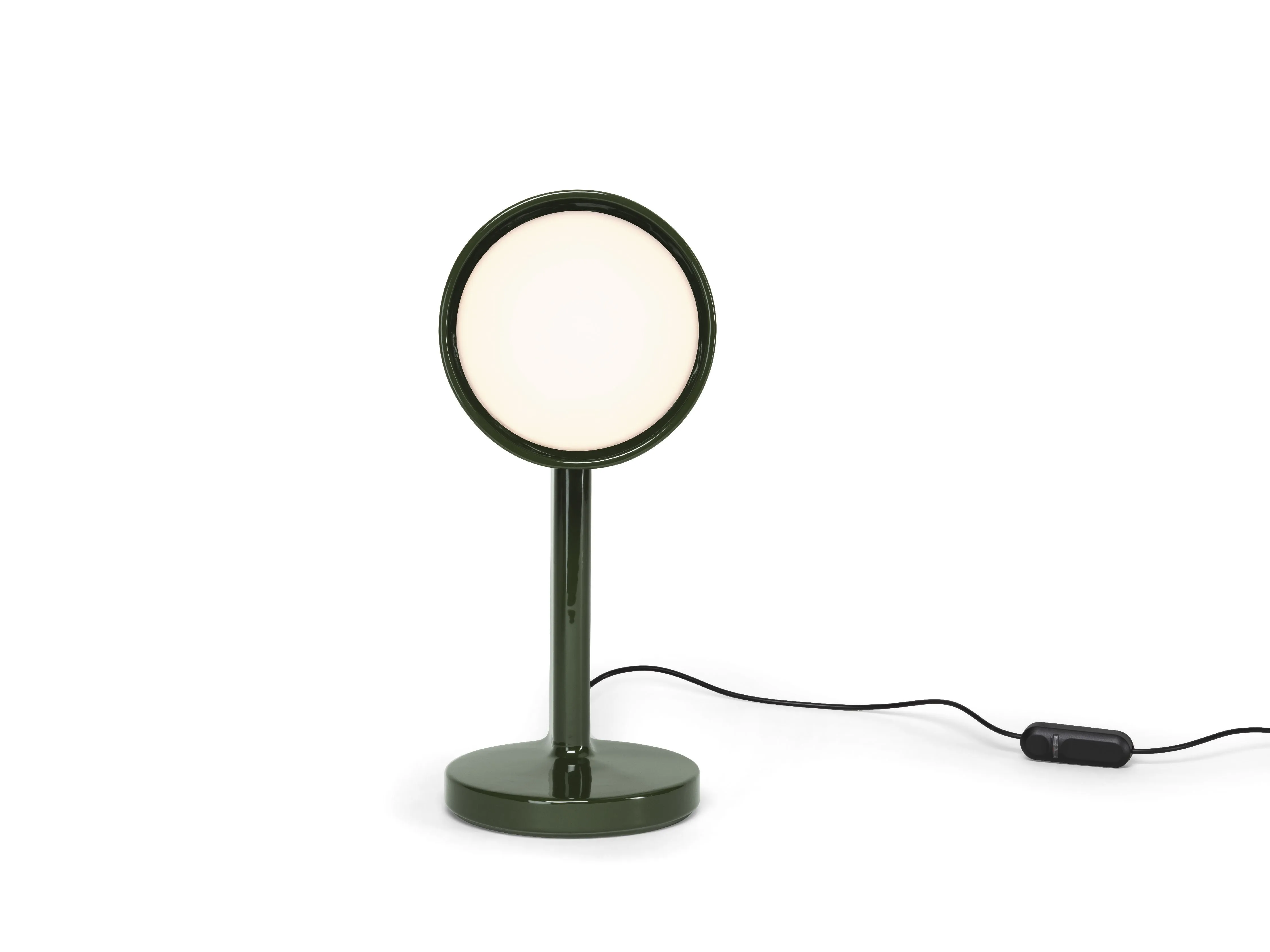 Flos Cramique Table Lamp Side, Moss Green