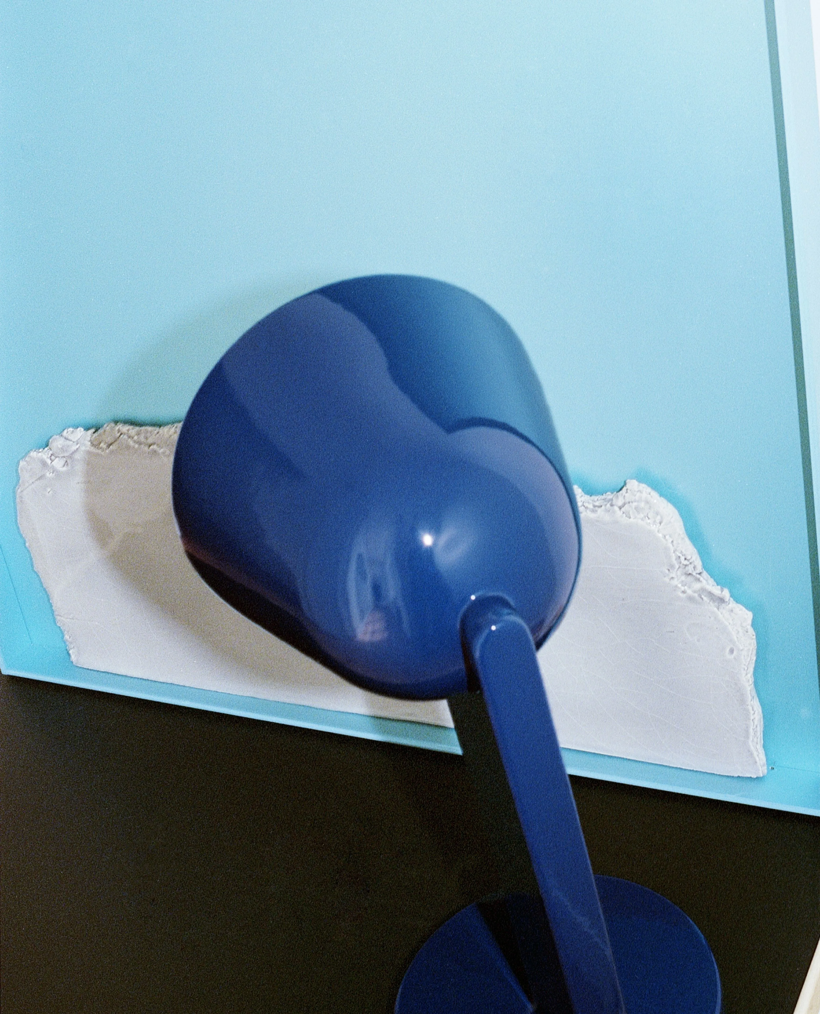 Flos Cramique Table Lamp Side, Navy Blue