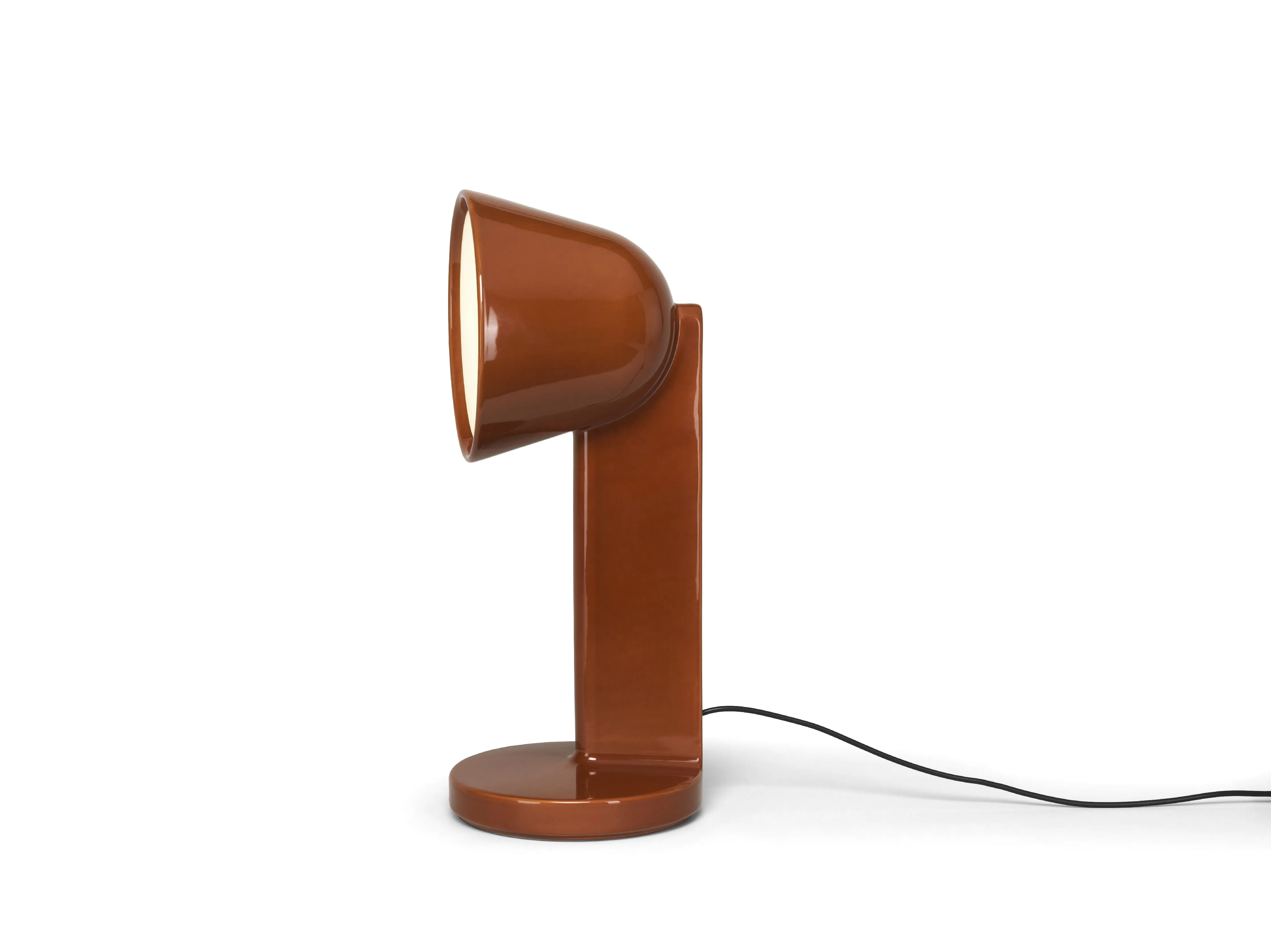 Flos Cramique Table Lamp Side, Rust Red