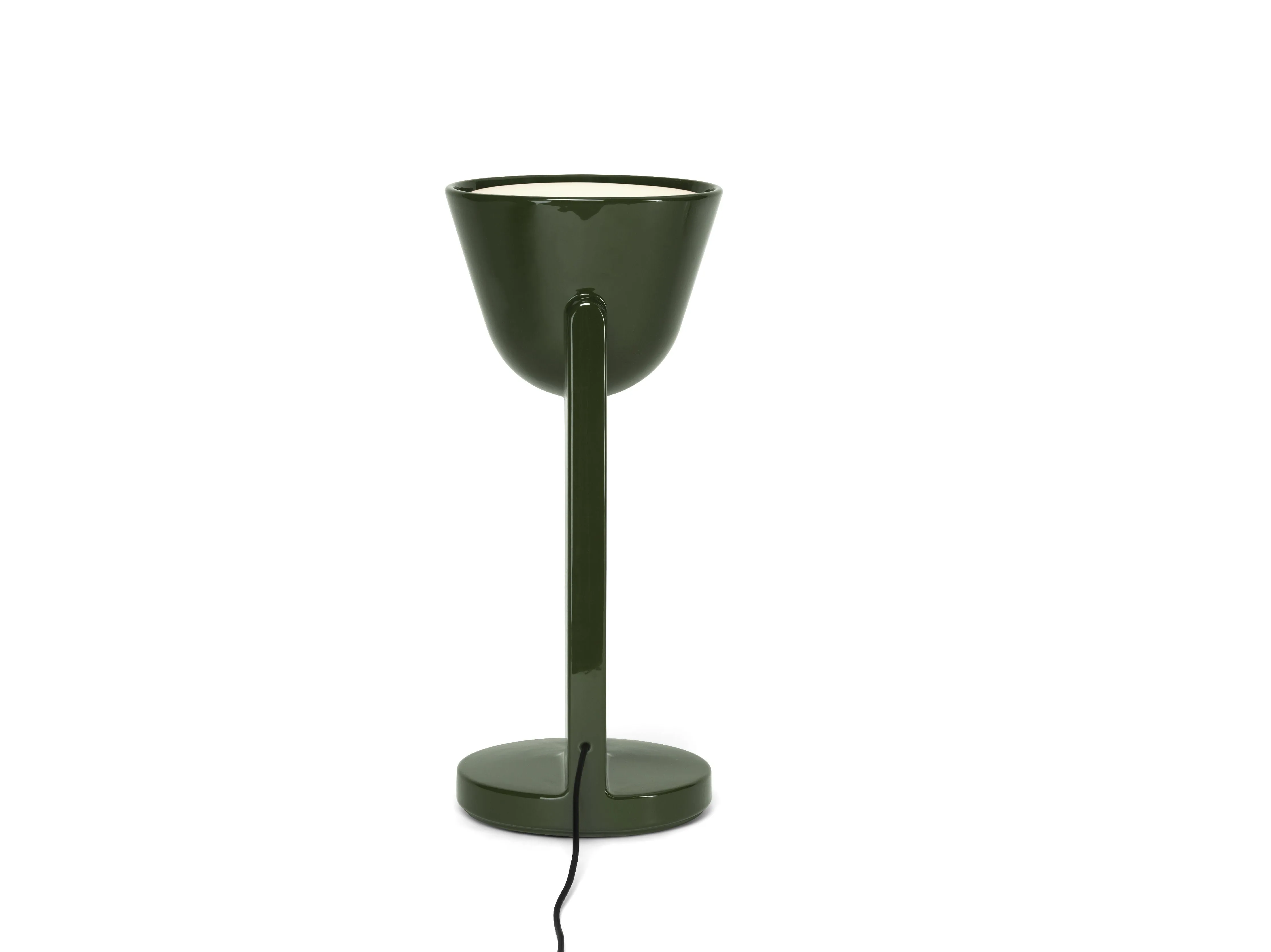 Flos Cramique Table Lamp Up, Moss Green