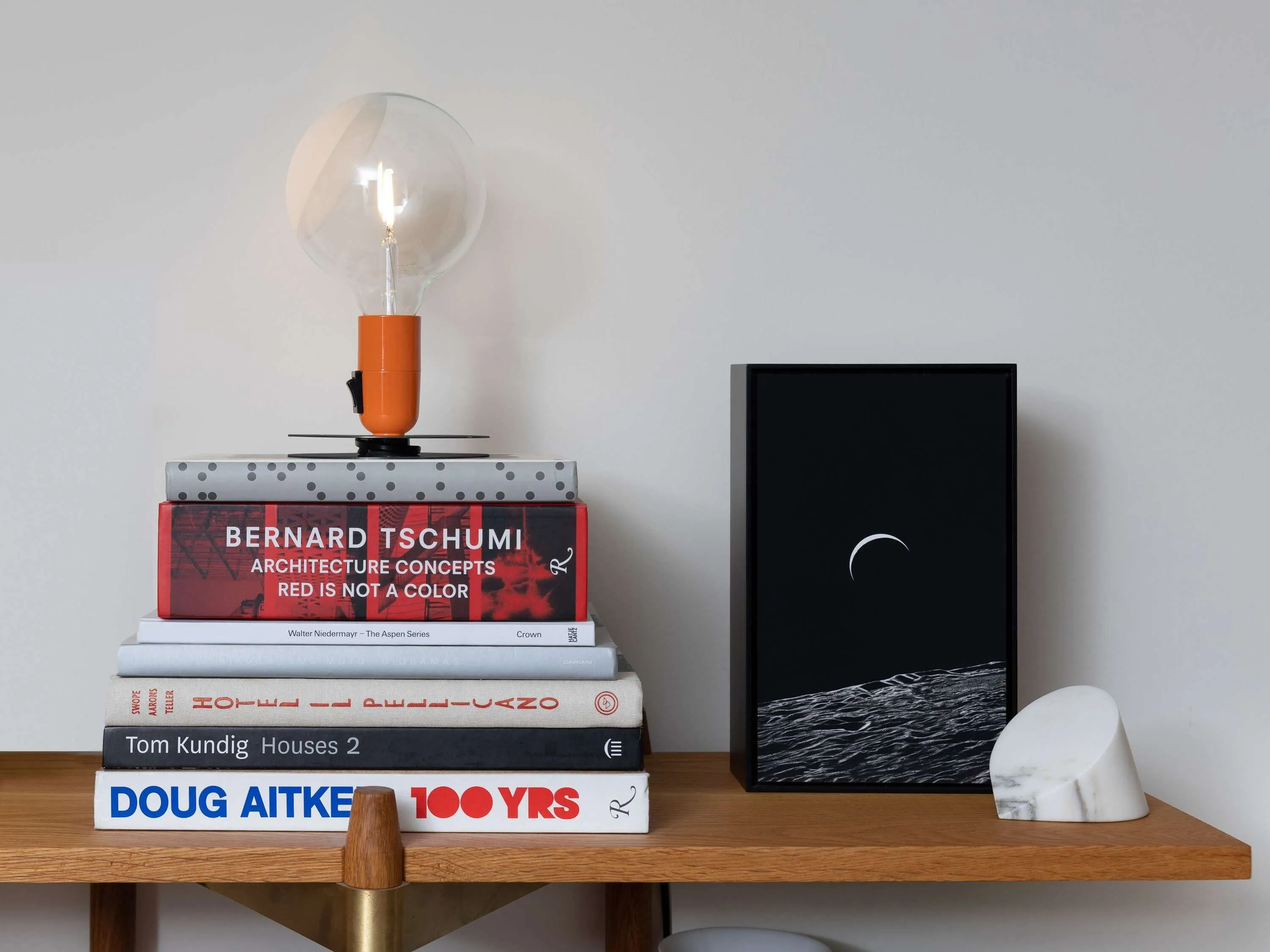 Flos Lampadina Led Table Lamp, Orange