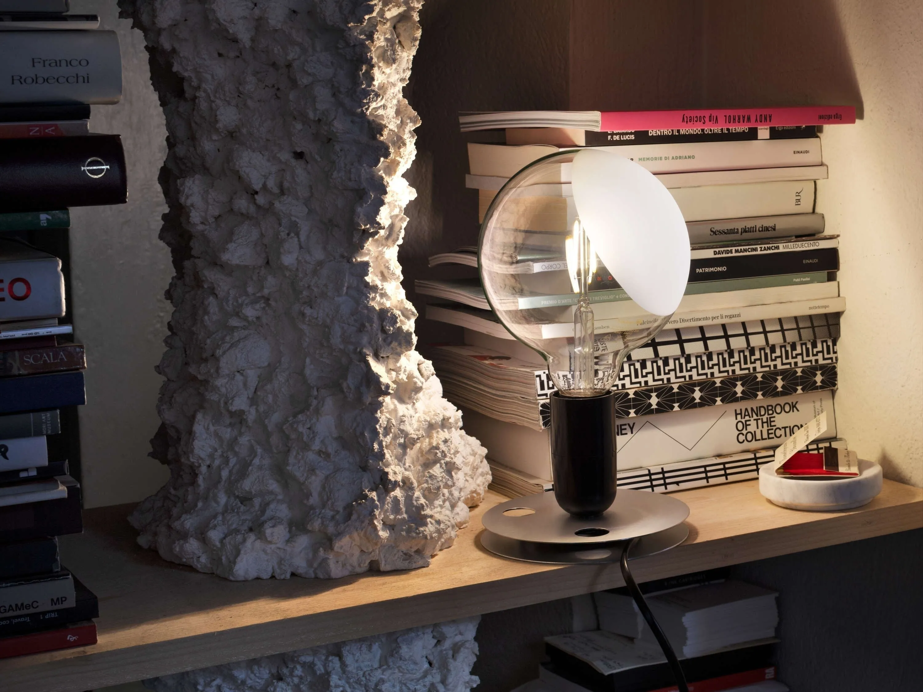 Flos Lampadina Led Table Lamp, Violet