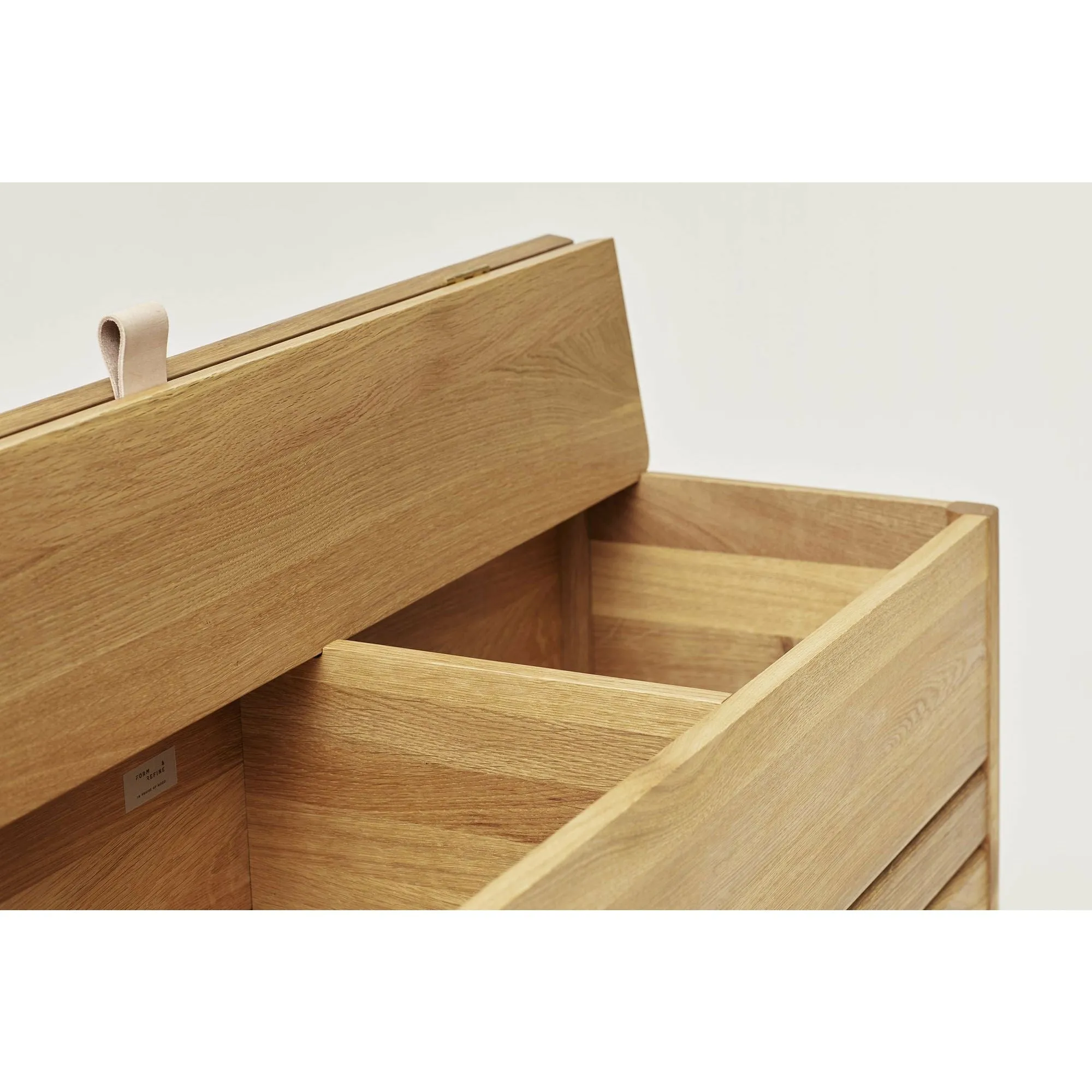 Form & Refine A Line Storagebench 111 Cm. Oak