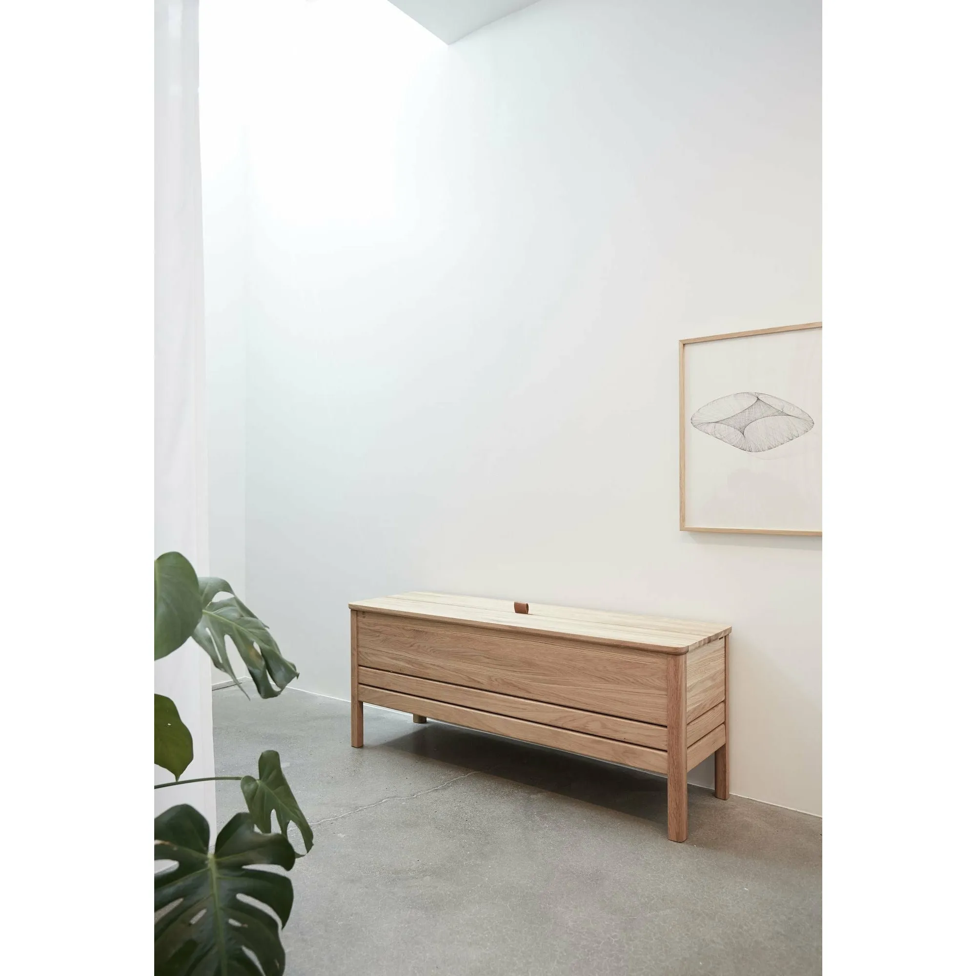 Form & Refine A Line Storagebench 111 Cm. Oak