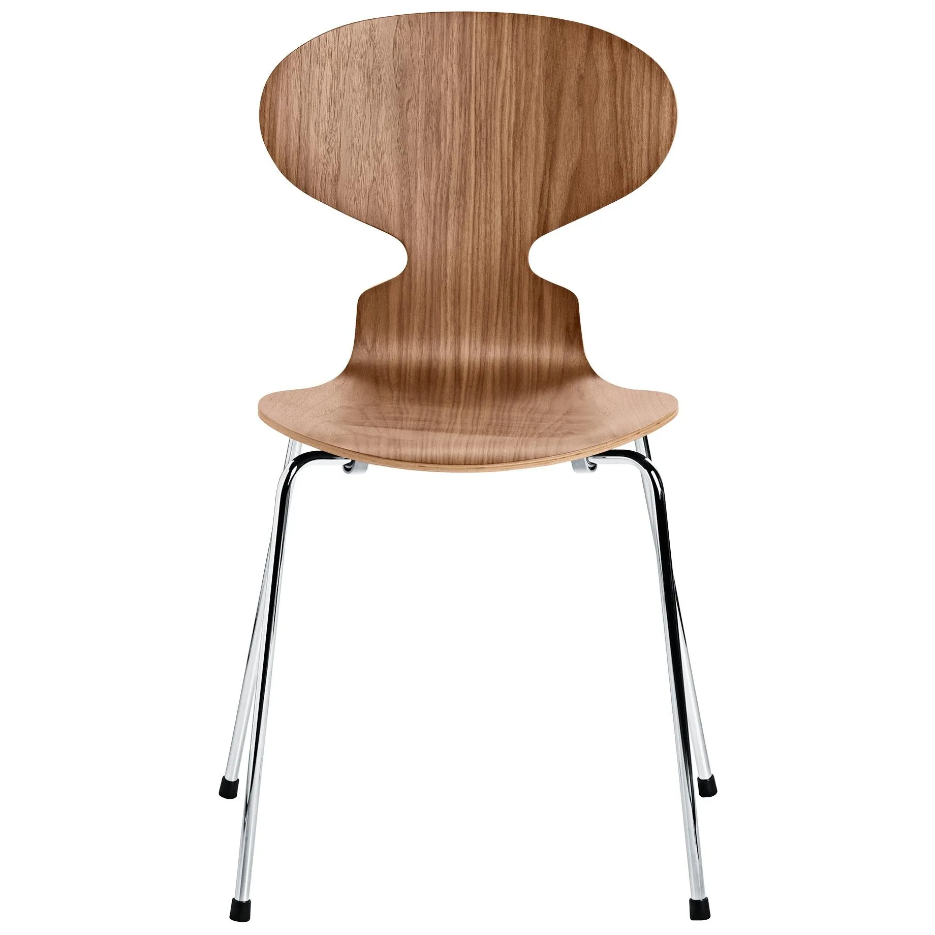 Fritz Hansen Ant Chair Veneer 4 L EggEd, Walnut