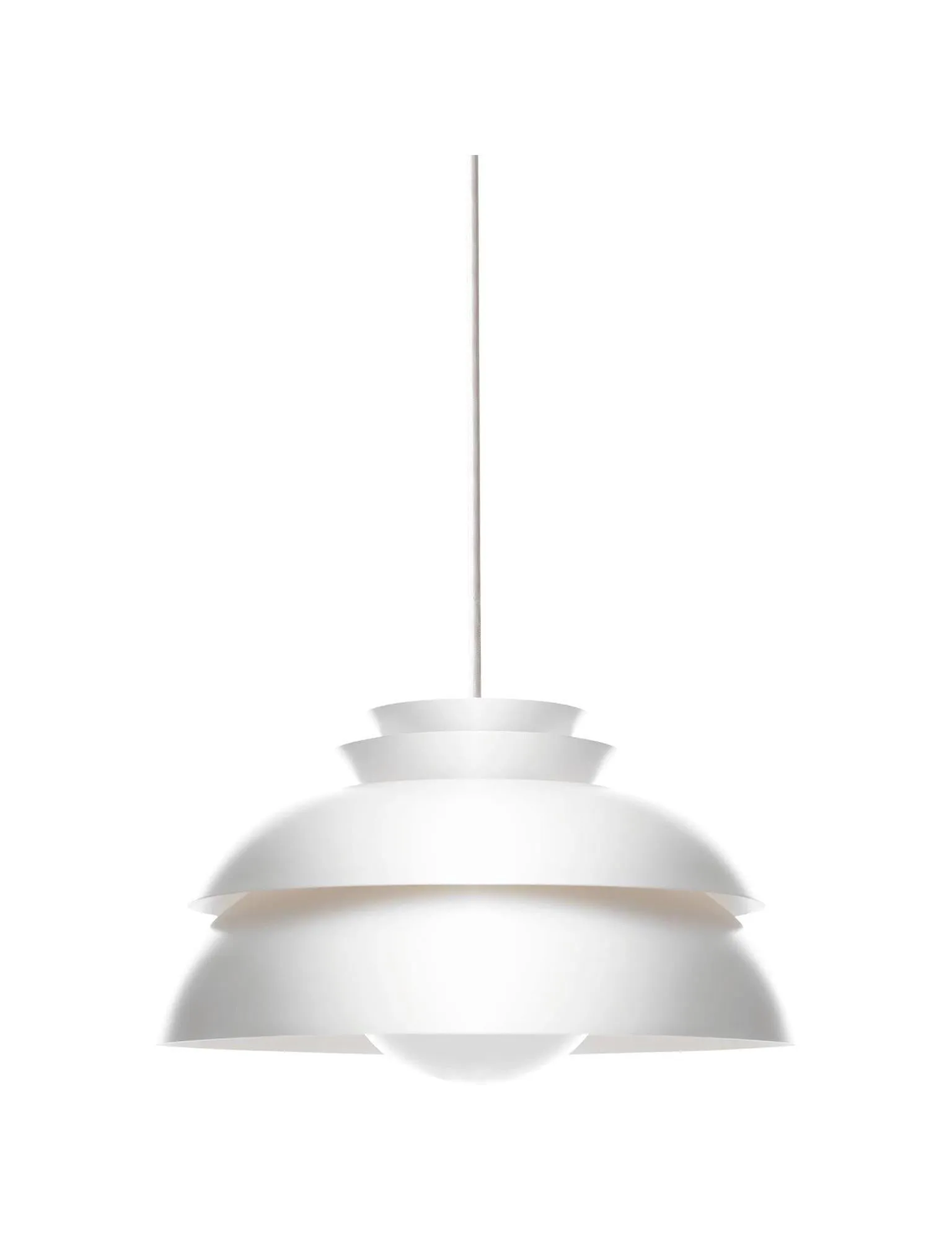 Fritz Hansen Concert Suspension Lamp White, 32 Cm