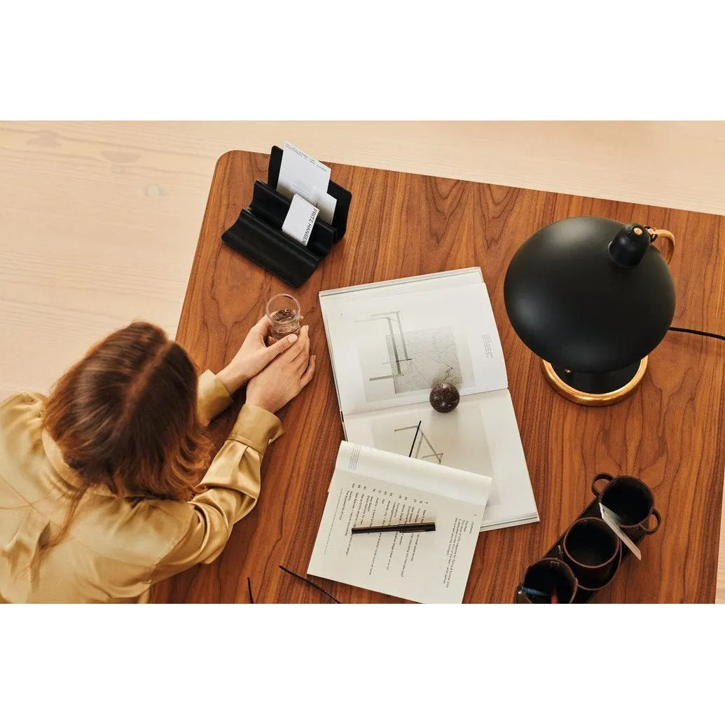 Fritz Hansen Kaiser Idell Luxury Table Lamp, Black/Brass