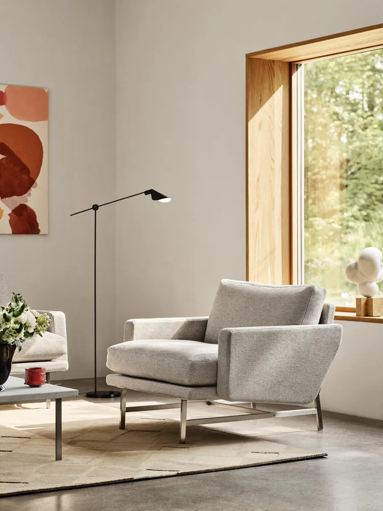 Fritz Hansen Ms011 Floor Lamp, Black Pvd