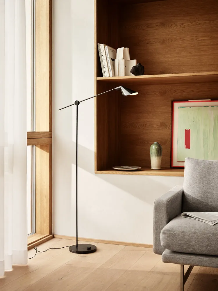 Fritz Hansen Ms011 Floor Lamp, Black Pvd