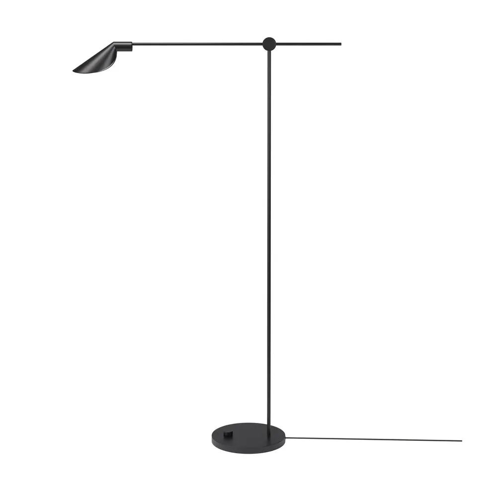 Fritz Hansen Ms011 Floor Lamp, Black Pvd