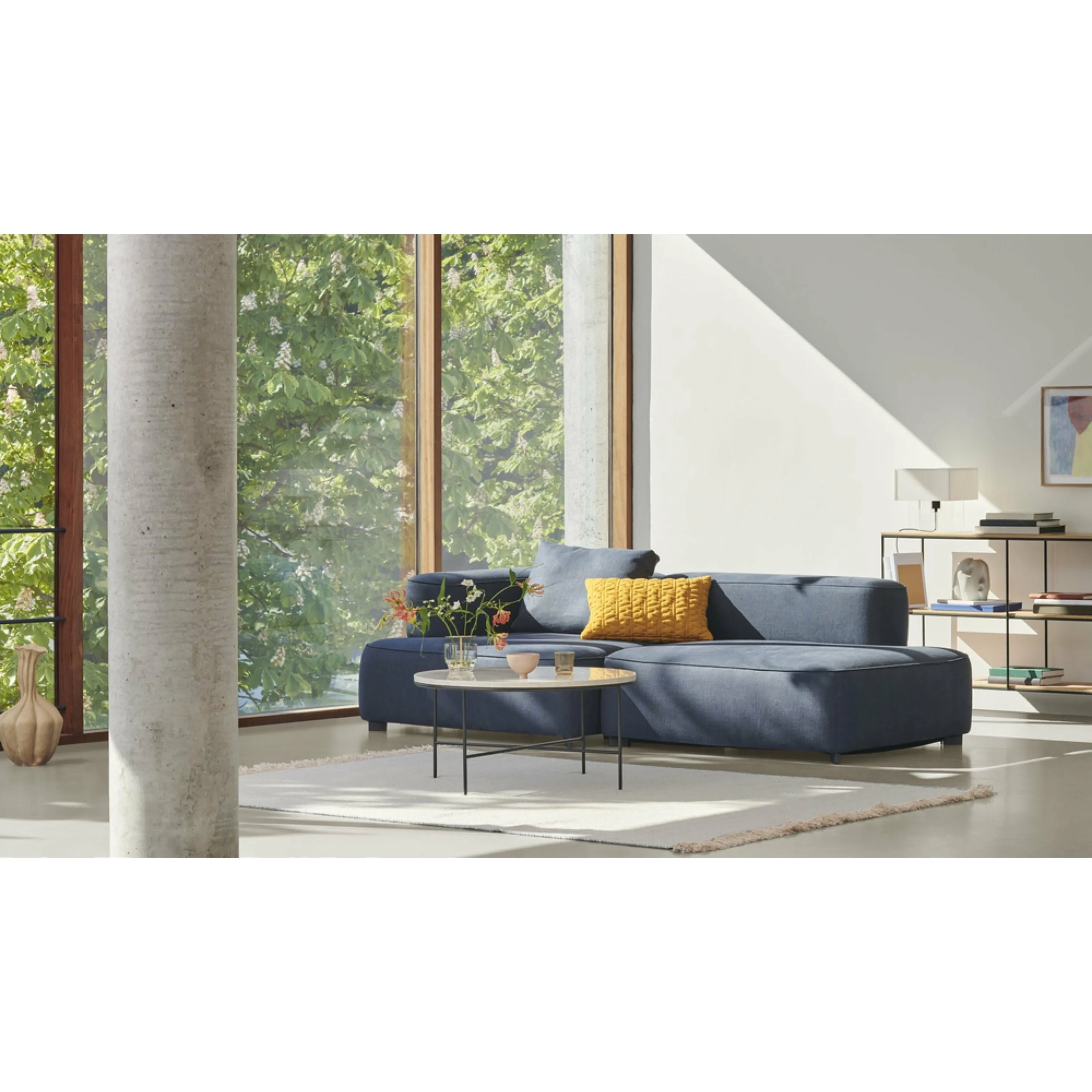 Fritz Hansen Pl240 4 Alphabet 2 Seater Sofa Hue, Fossil