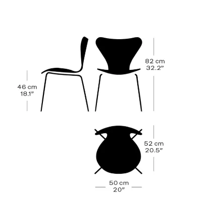 Fritz Hansen Series 7 Chair, Anniversary Edition 7:14 Am, Violet