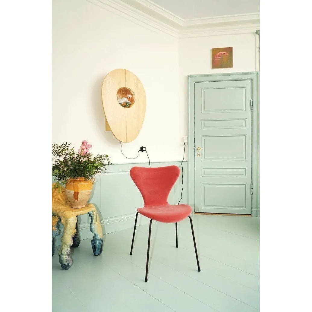 Fritz Hansen Series 7 Chair Full Upholstery, Brown Bronze/Belfast Velvet Seal Grey
