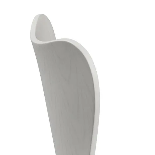 Fritz Hansen Series 7 Chair Unupholstered, Chrome/Dyed Ash White