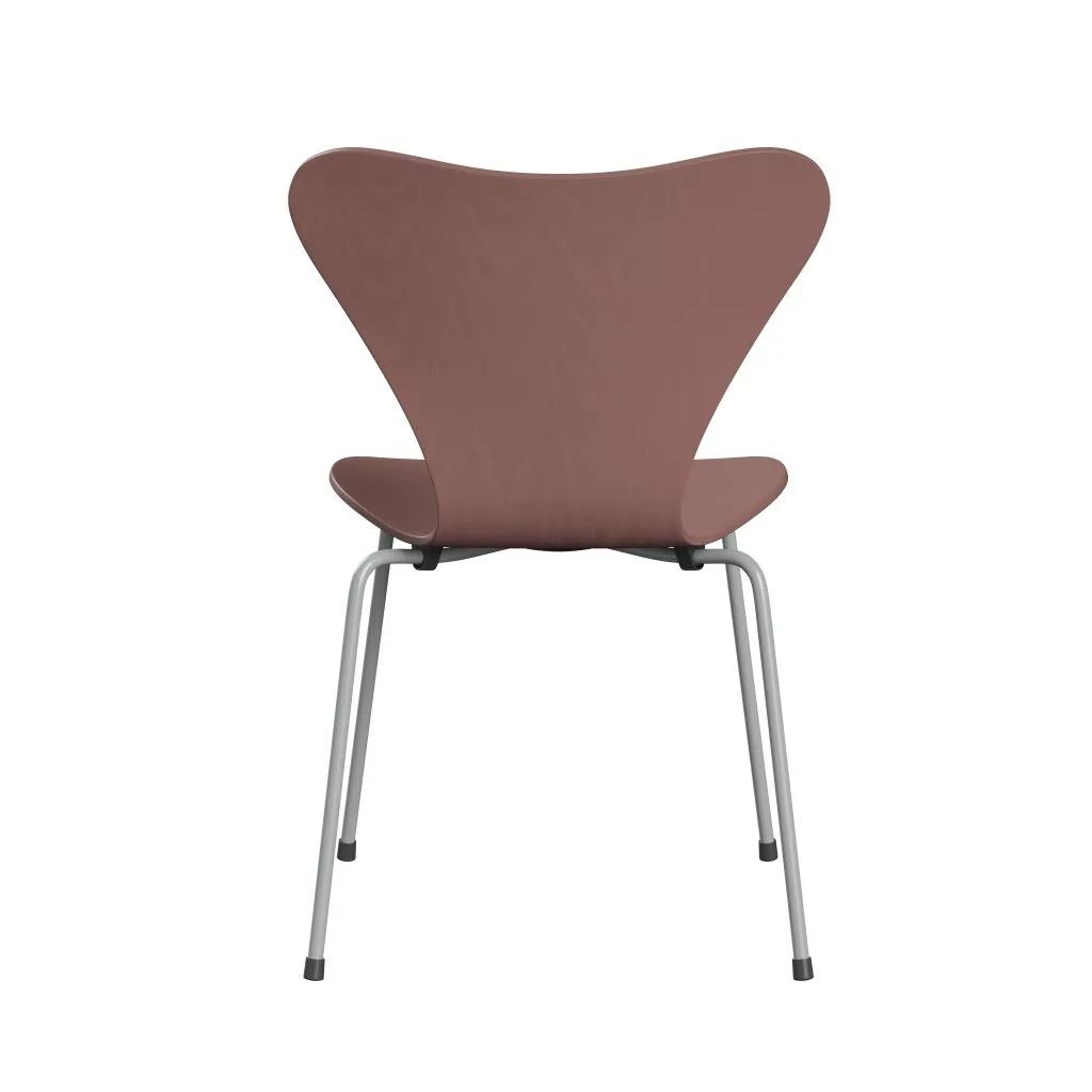 Fritz Hansen Series 7 Chair Unupholstered, Nine Grey/Coloured Ash Wild Rose