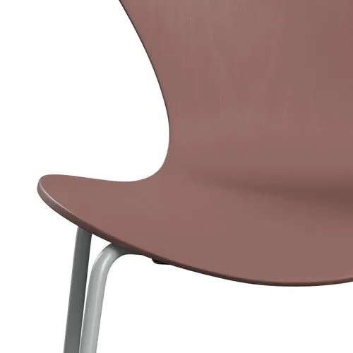 Fritz Hansen Series 7 Chair Unupholstered, Nine Grey/Coloured Ash Wild Rose