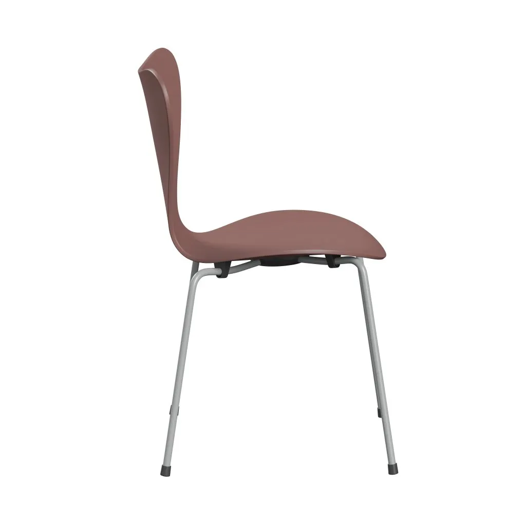 Fritz Hansen Series 7 Chair Unupholstered, Nine Grey/Coloured Ash Wild Rose