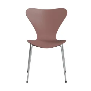 Fritz Hansen Series 7 Chair Unupholstered, Nine Grey/Coloured Ash Wild Rose