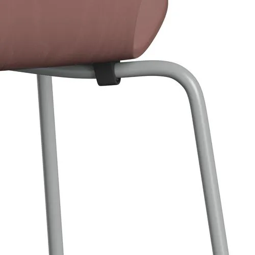 Fritz Hansen Series 7 Chair Unupholstered, Nine Grey/Coloured Ash Wild Rose