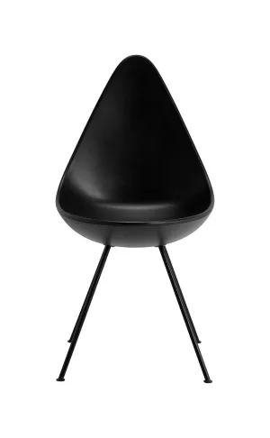 Fritz Hansen The Drop Chair Plastic Monochrome, Black