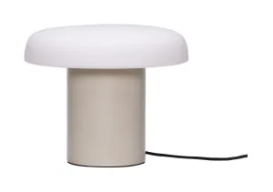 Hbsch Ateliers Table Lamp, Sand/White