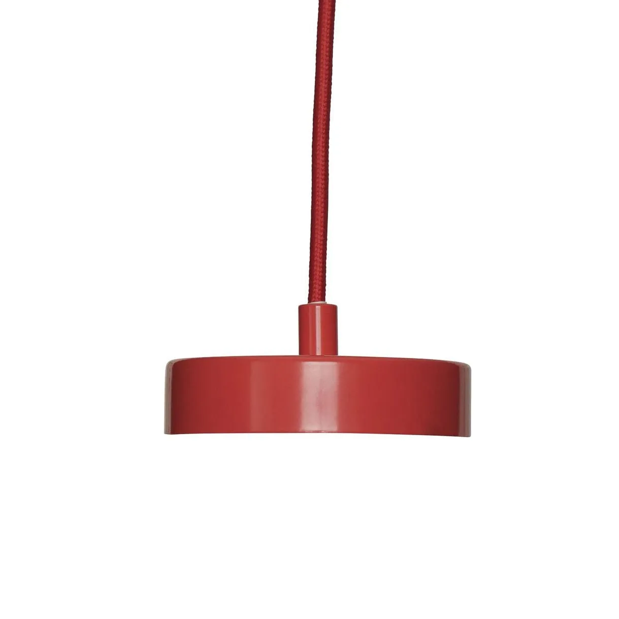 Hbsch Chand Ceiling Lamp, Natural/Red