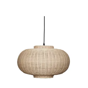 Hbsch Chand Pendant Ellipse Natural
