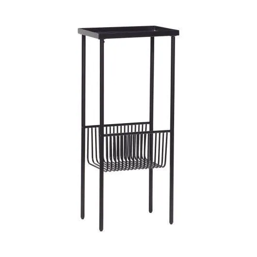 Hbsch Eyrie Console Table Metal Matt, Black