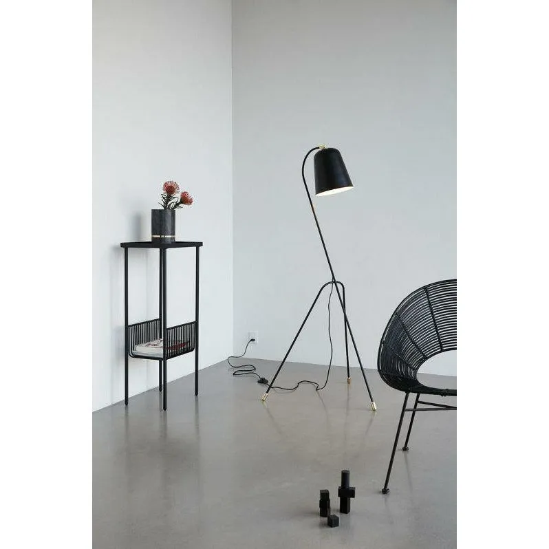 Hbsch Eyrie Console Table Metal Matt, Black