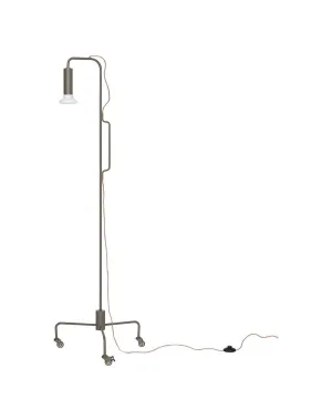 Hbsch Iso Floor Lamp, Brown