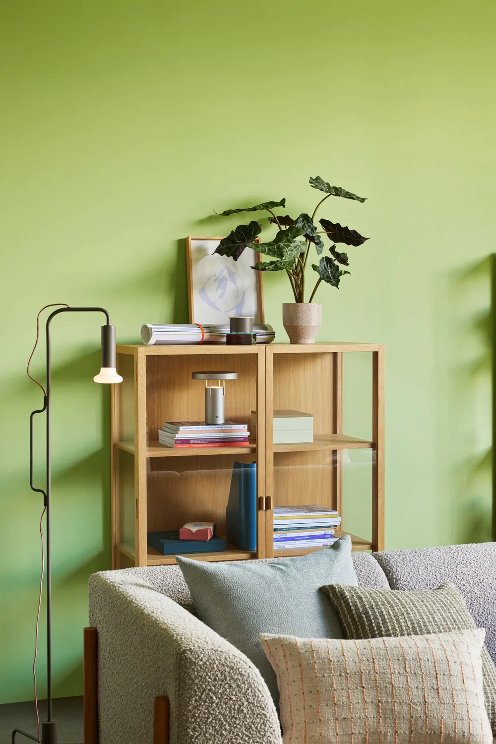 Hbsch Iso Floor Lamp, Brown