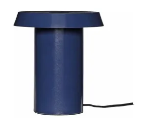 Hbsch Keen Table Lamp, Dark Blue