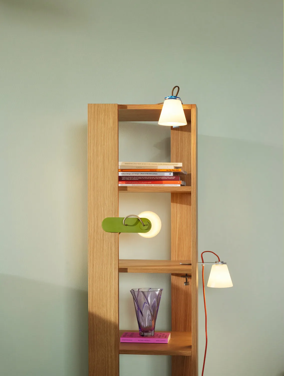 Hbsch Lure Wall Lamp, Gren
