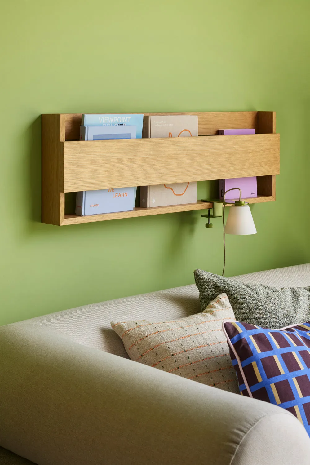 Hbsch Lure Wall Lamp, Gren